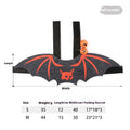 Halloween felt batwing costume for cats in pumpkin, white ghost, or red bat designs with bell option