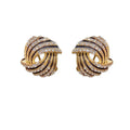 High-grade simple super-flashing rhinestone earrings with real gold plating on copper, geometric ring style ear studs for women