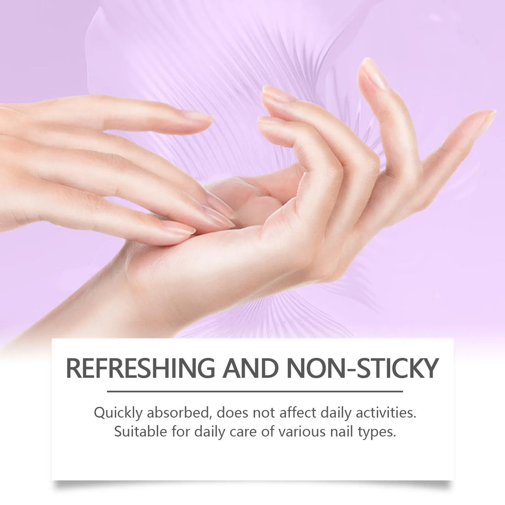 30ml nail care solution bottle with ginger and tea tree active ingredients for daily nail treatment