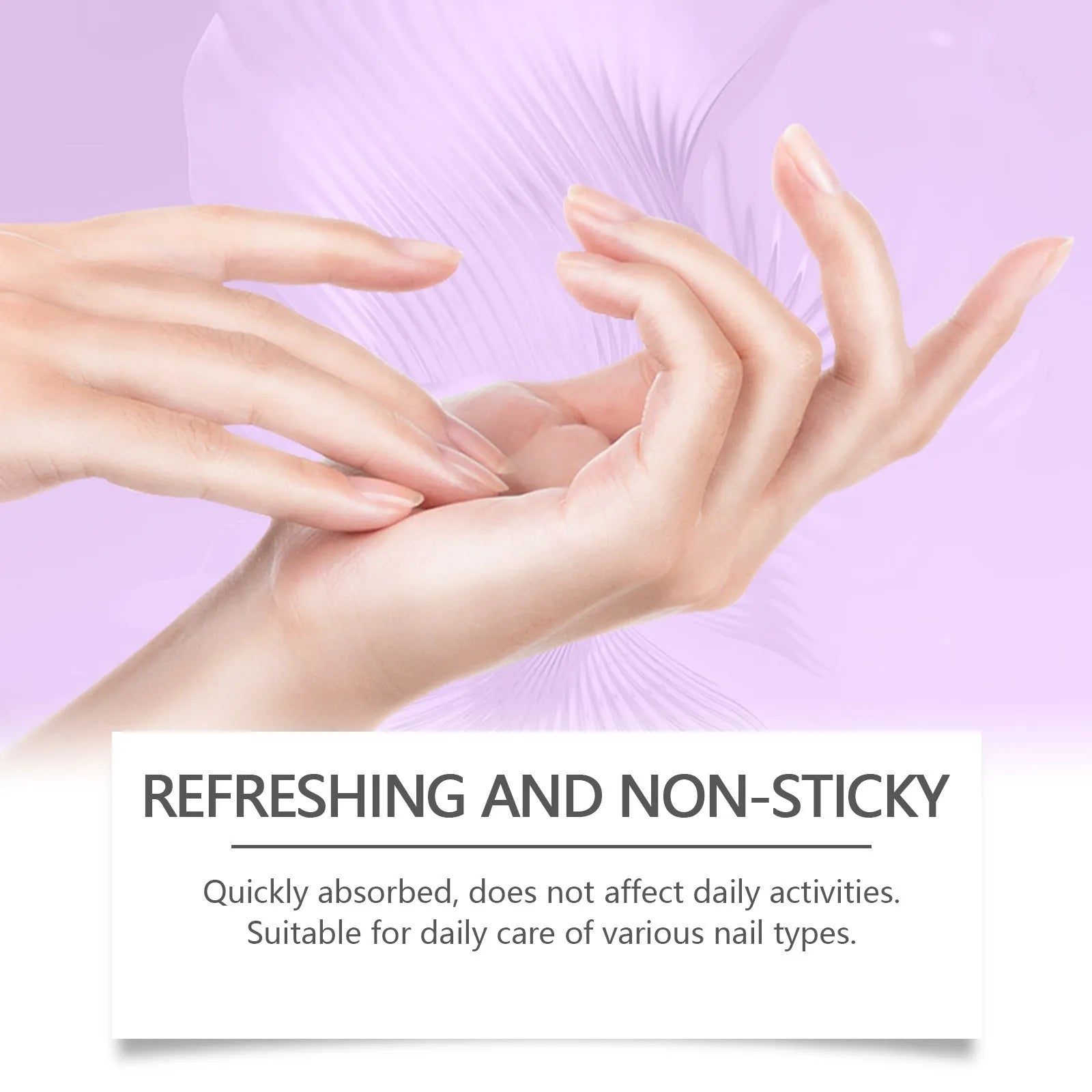 30ml nail care solution bottle with ginger and tea tree active ingredients for daily nail treatment