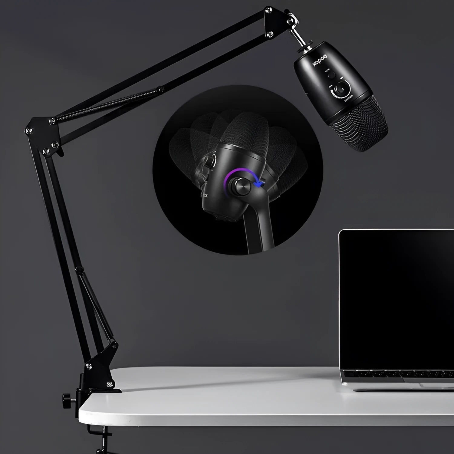 K Song God Cow UMIC82 noise-cancelling wireless microphone with plug-and-play compatibility