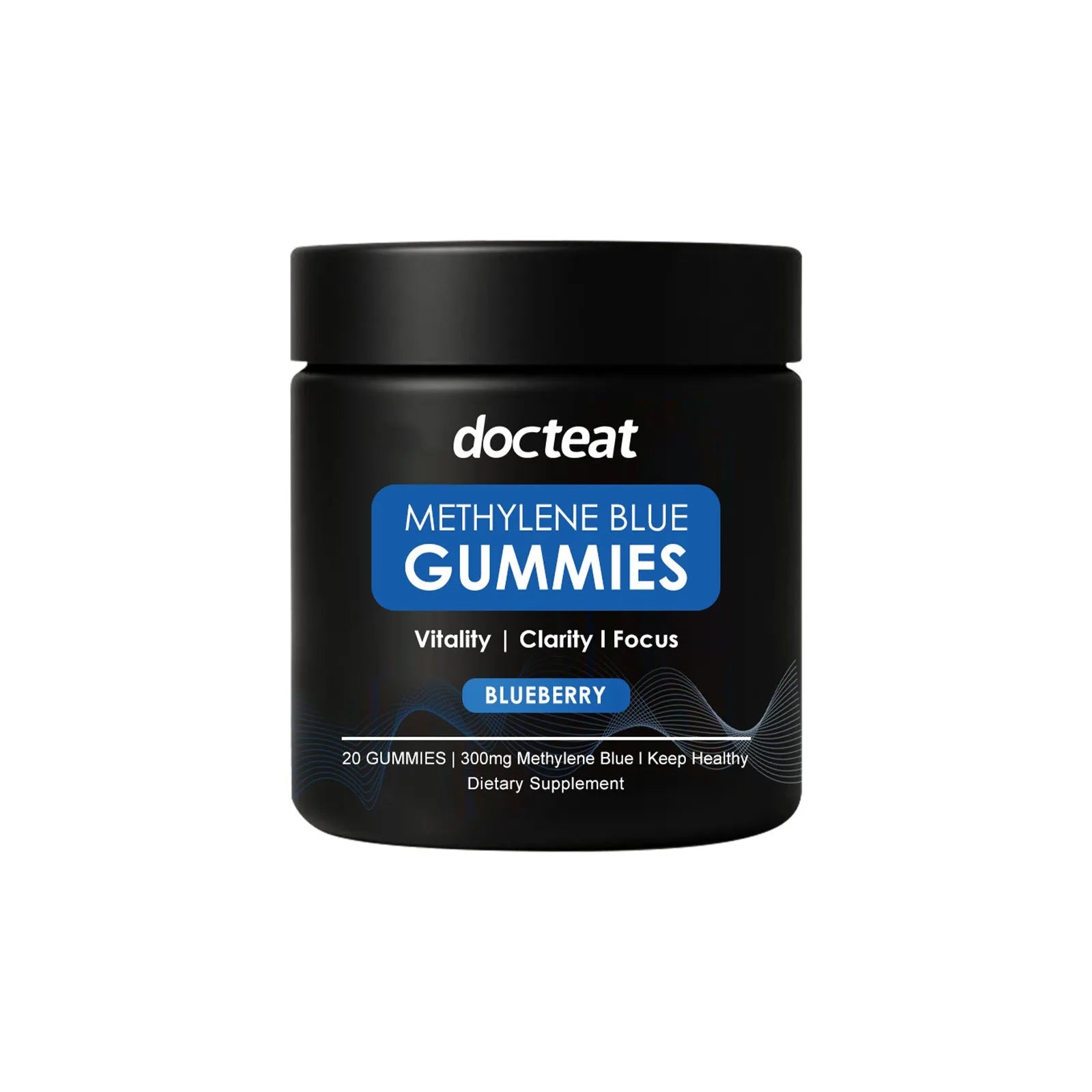 Pack of Body Care Soft Candy Supplement showing 20 gummies with methylene blue trihydrate