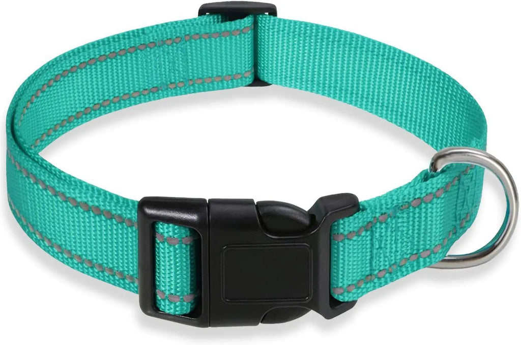Dog adjustable chest strap dog collar in nylon, available in multiple colours and sizes from XS to XL