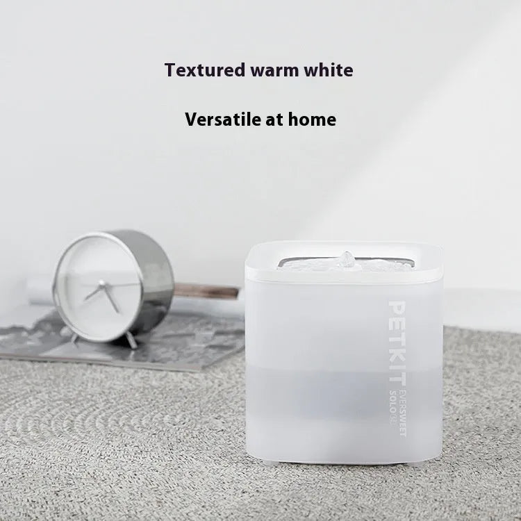 Smart pet water dispenser with wireless loop filter for dogs and cats, Xiaopei Solo SE colour