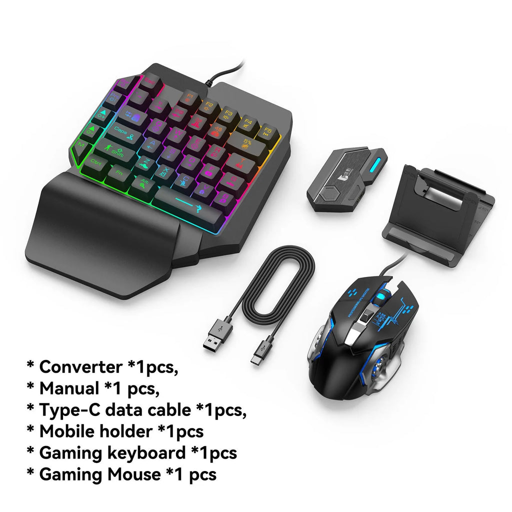 Gamwing Jiaying MIX USB keyboard and mouse converter for mobile gaming.