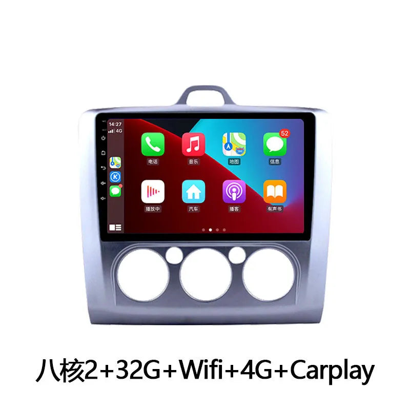 9 inch manual air conditioner android smart centre console with wireless carplay for fox vehicles