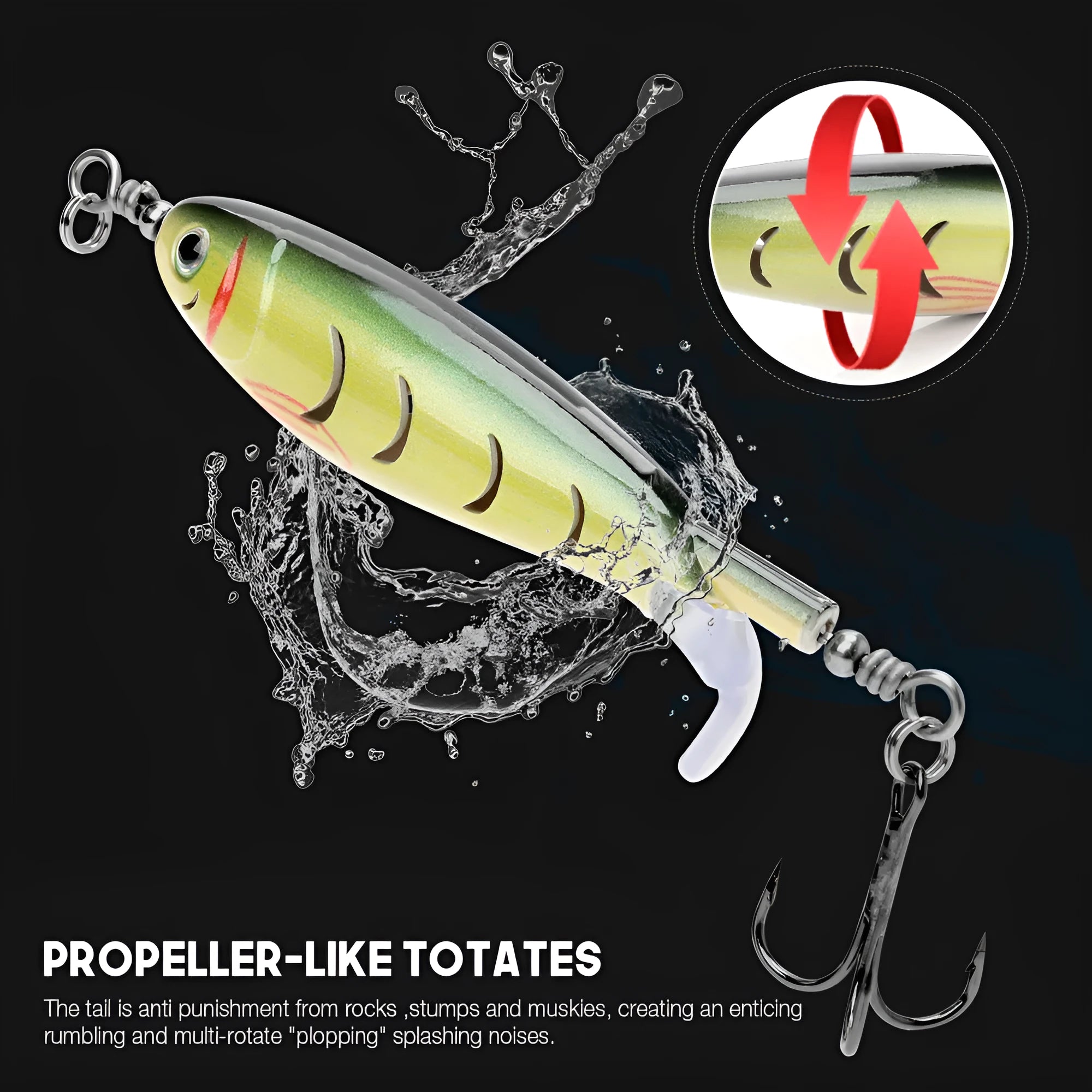 7.5cm road fishing bait with bionic design in various colour options