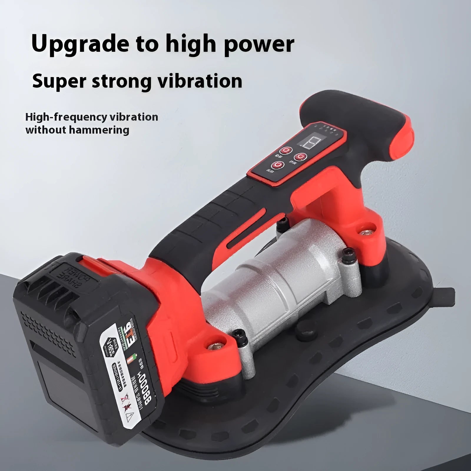Electric tile laying machine with rechargeable battery for wall and floor tile installation