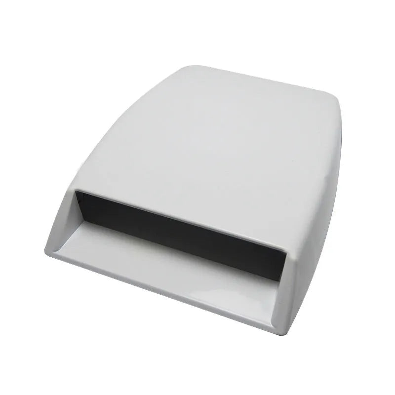 ABS plastic decorative car air vent grille for exterior styling in black, silver, or white colour.