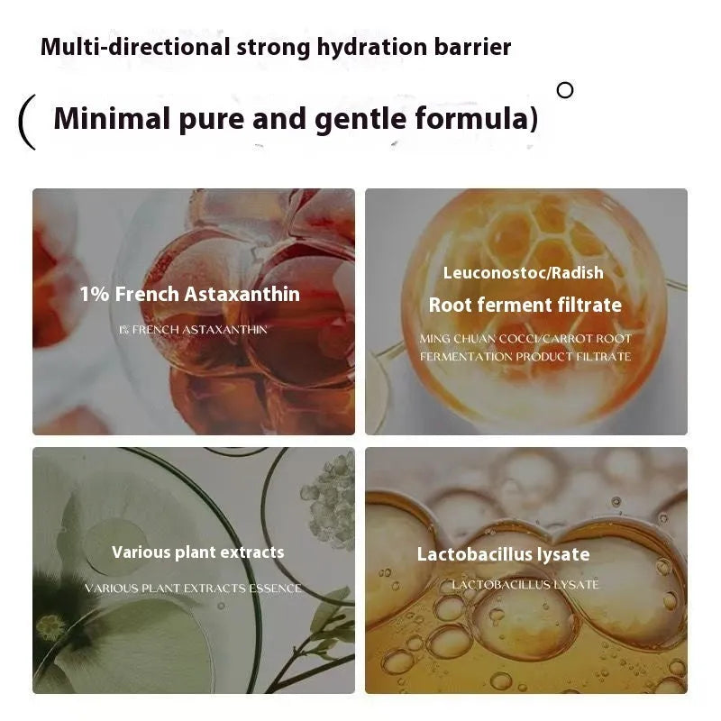 Astaxanthin brightening and tightening facial essence for ladies, 30ml bottle with dropper