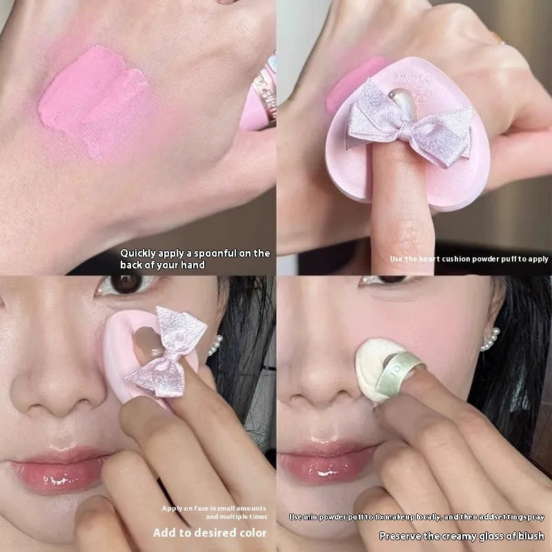 Cupid series liquid blush in six shades for natural cheek colour