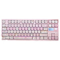 Pink cartoon design MOA height mechanical keyboard keycaps with five-sided sublimation printing