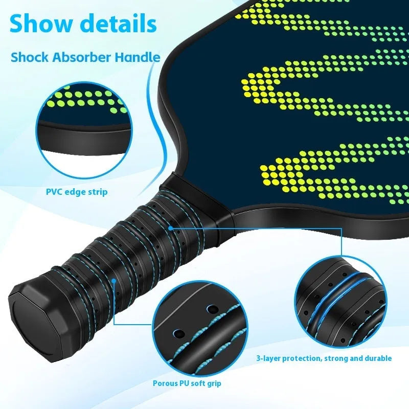 Outdoor table tennis racket single paddle high density fiberglass construction