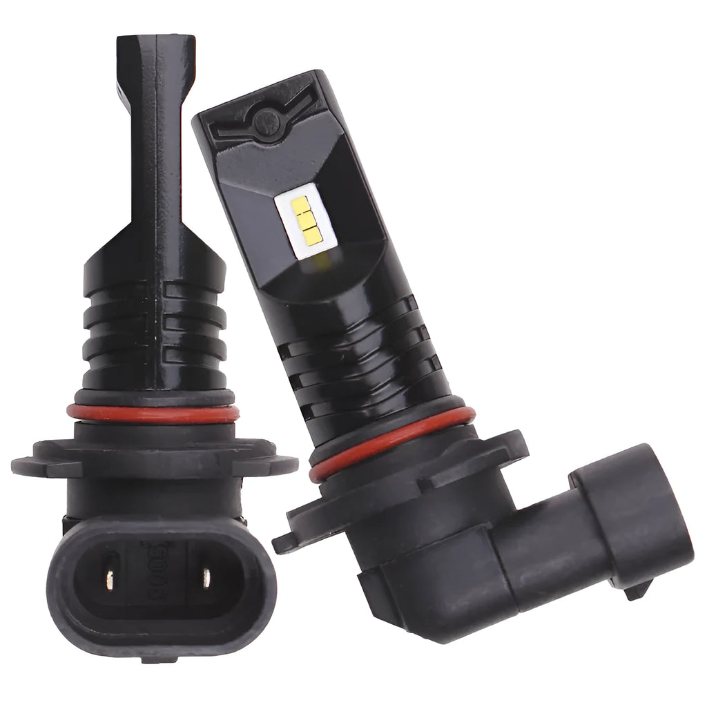 CSP 9005 9006 LED fog lamp in black housing with aviation aluminium body