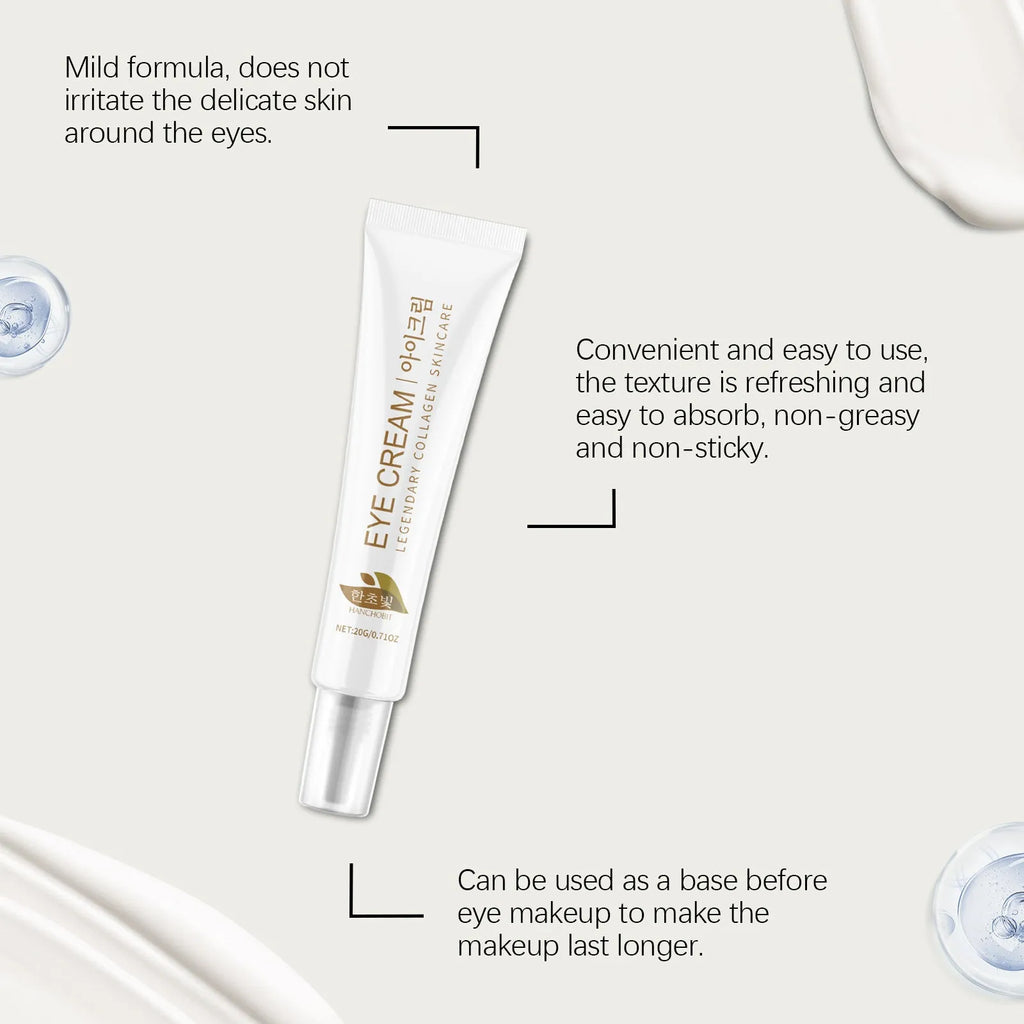 Collagen eye cream 20g with hyaluronic acid for firming and hydration