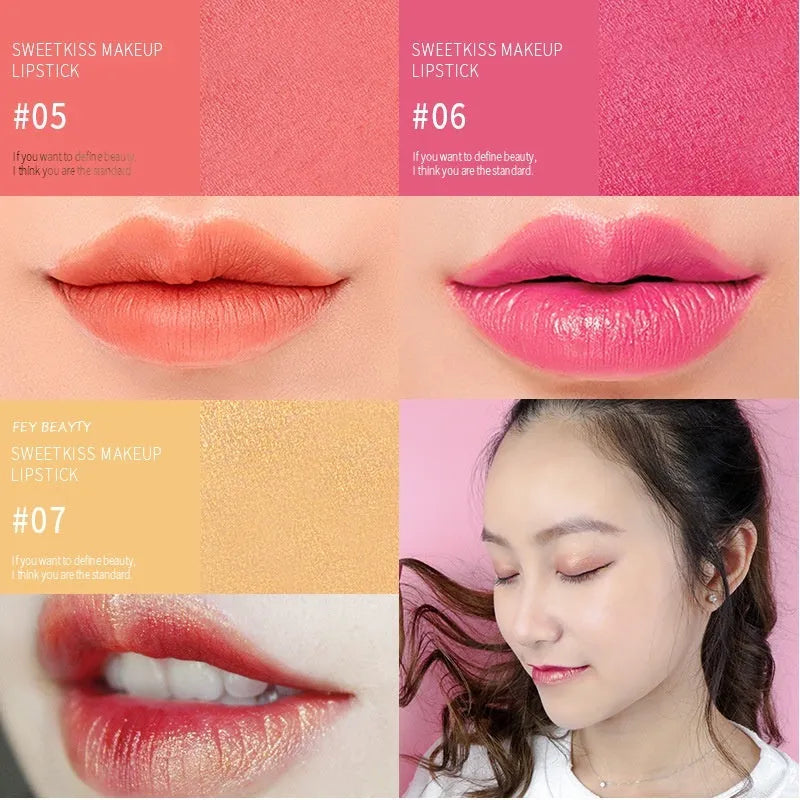 Fey Beauty moisturising lipstick in cameo brown shade with 3.8g non-staining formula