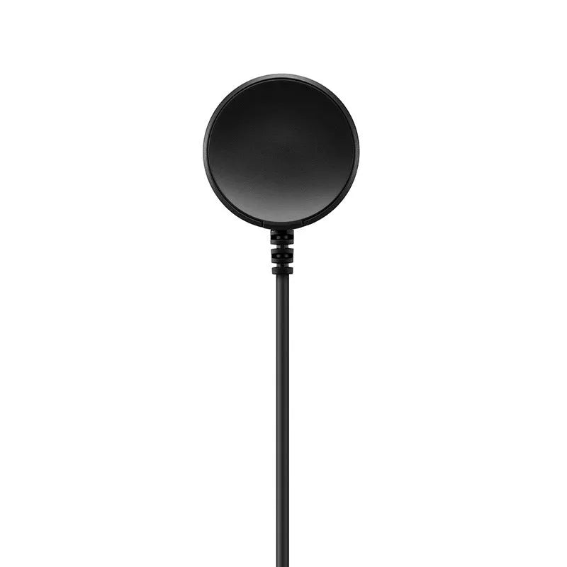 USB watch charger with fast charging cable black plastic compact 34 by 10mm wireless charger