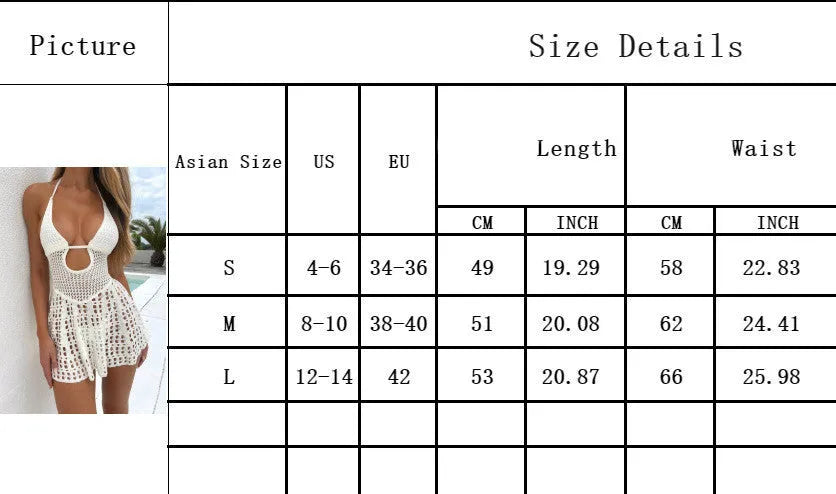 Women's knitted polyester bikini swimsuit in solid white with knitted texture for swimming and wading