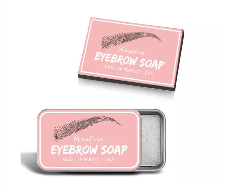 Natural shaping eyebrow cream 10g jar with brush for long-lasting defined brows