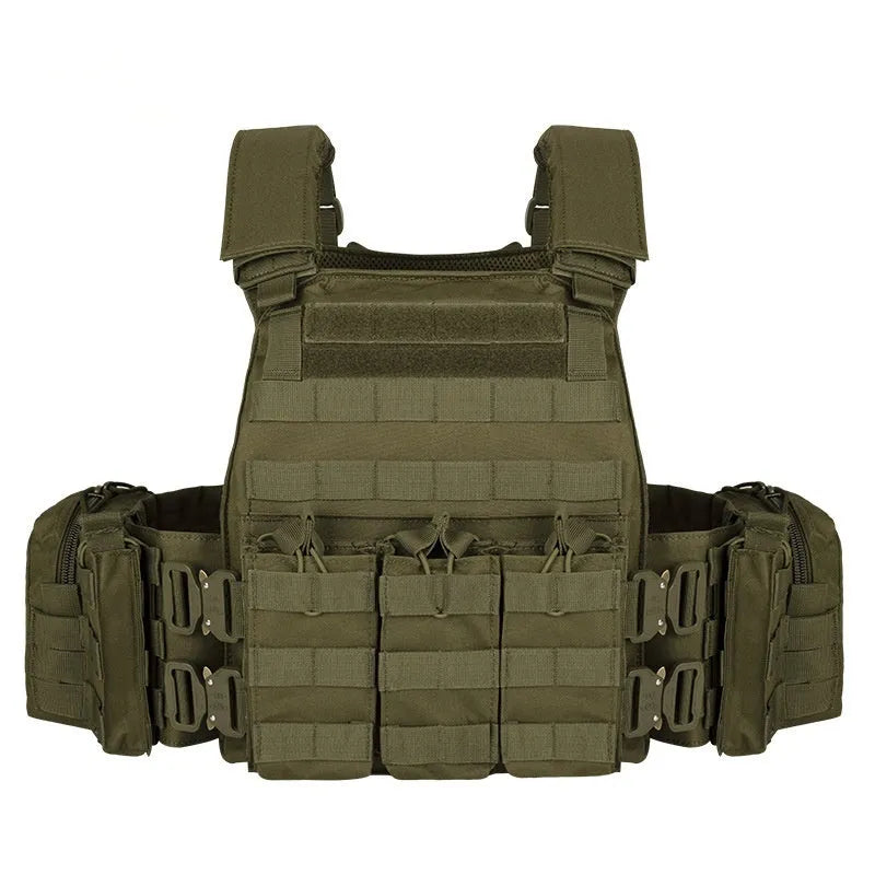 Men's camouflage tactical vest for outdoor training and shooting sports