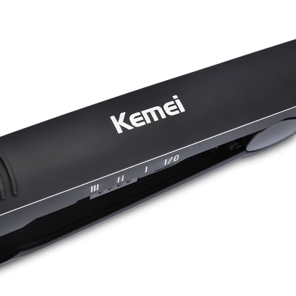 Black short hair curling iron with 16-20mm tourmaline ceramic barrel, 25W, EU plug