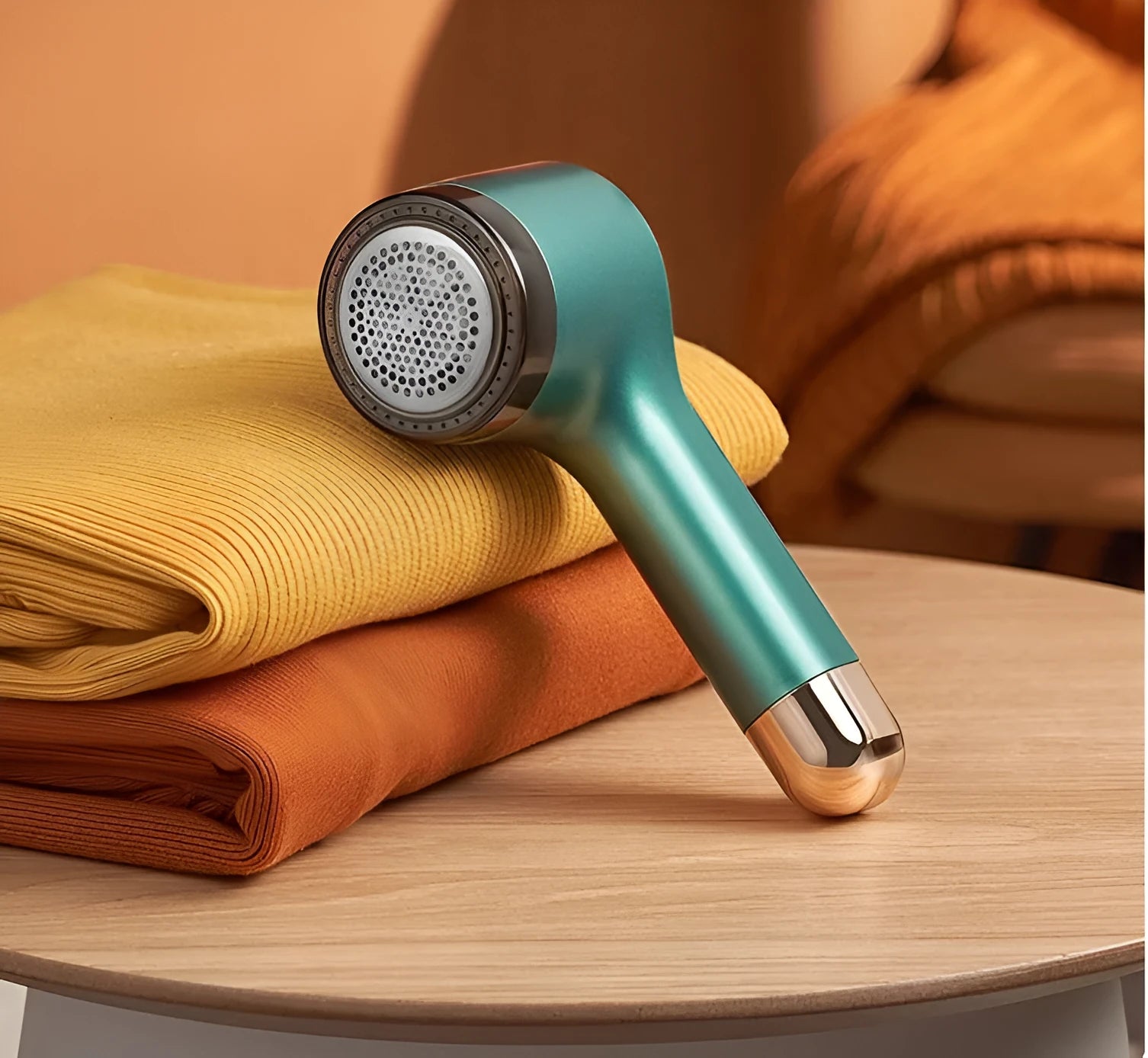 Hair ball trimmer USB charging model with stainless steel knife net, ABS handle, available in Black, Green, Red, High White Adhesive Wool